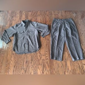 Gusto Coffee Brown  Men’s Pants  Set Size M